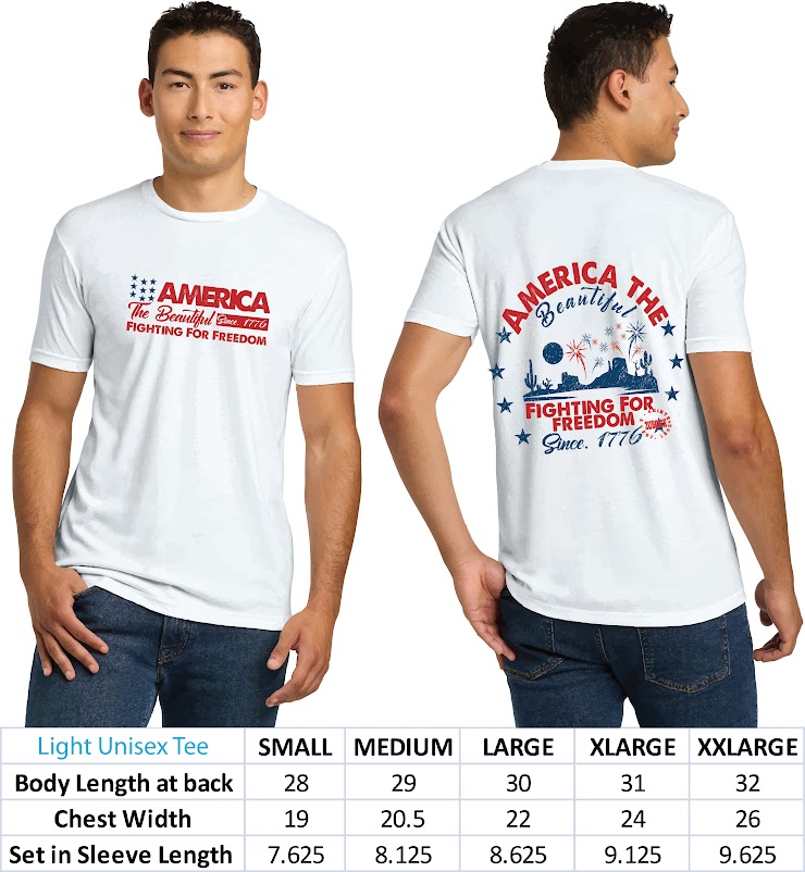 “America The Beautiful – Fighting for Freedom” Limited-Run Tee - Image 3